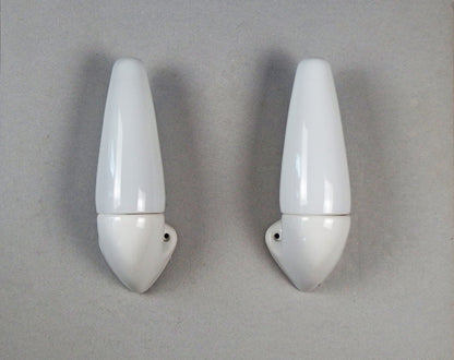 Pair Ifö Sweden wallmounted sconces | Porcelain | Model 6035 | Sigvard Bernadotte | vintage 60's - Retro Lamp Shop