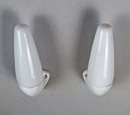 Pair Ifö Sweden wallmounted sconces | Porcelain | Model 6035 | Sigvard Bernadotte | vintage 60's - Retro Lamp Shop